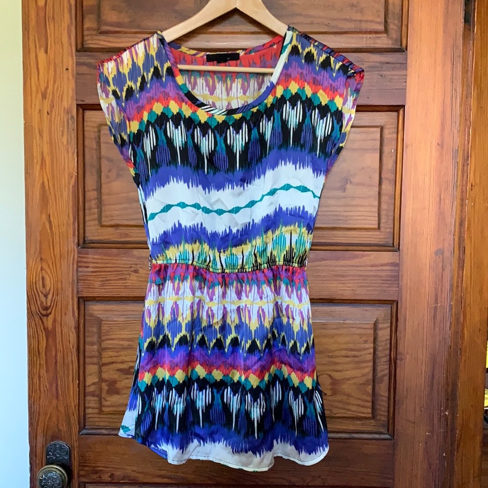 Silky, Patterned Dress